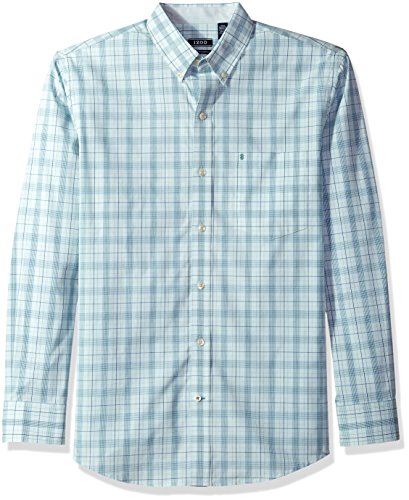 Izod men s essential check long sleeve shirt (regular s…