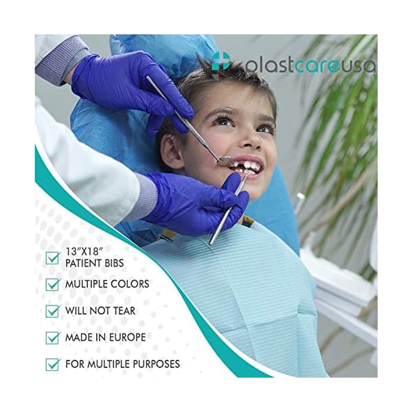 Disposable Dental Bibs 13"x18" 3 Ply Waterproof Tattoo Bib Sheet for