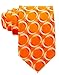 Neckties By Scott Allan - Geometric Burnt Orange Men's Tie