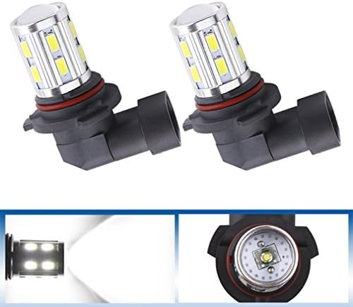 S&D 2 X 9006 HB4 led Bulbs 5630 + Cree Chipsets w/ Projector - For car Daytime Running Lights DRL Fog Lights - Xenon White