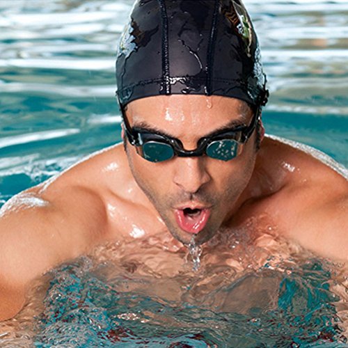 Nlife Large Lycra Swim Cap Fabric Waterproof Swimming Hat for Long