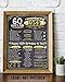60th Birthday Poster (Sixty, 60) - Remembering The Year 1959-11x14 Unframed Art Print - Makes a Perfect Birthday Decoration Under $15