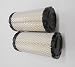 2 Pack, 2 Replacement Air Filters for Kohler 2506302S, 25083-02S, Briggs & Stratton 820263, John Deere M113621, MIU10783