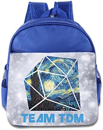 Kids Starry TDM Design Cute Backpack School Bag RoyalBlue