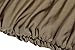 Zeagoo Women's Summer Sexy Sleeveless Sundress Fold Bodycon Tank Dress,Coffee,Small