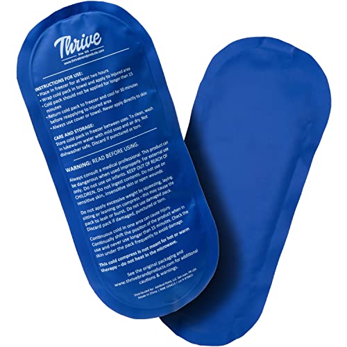 Thrive Reusable Ice Packs for Injuries Pack of 2 Regular Gel Ice