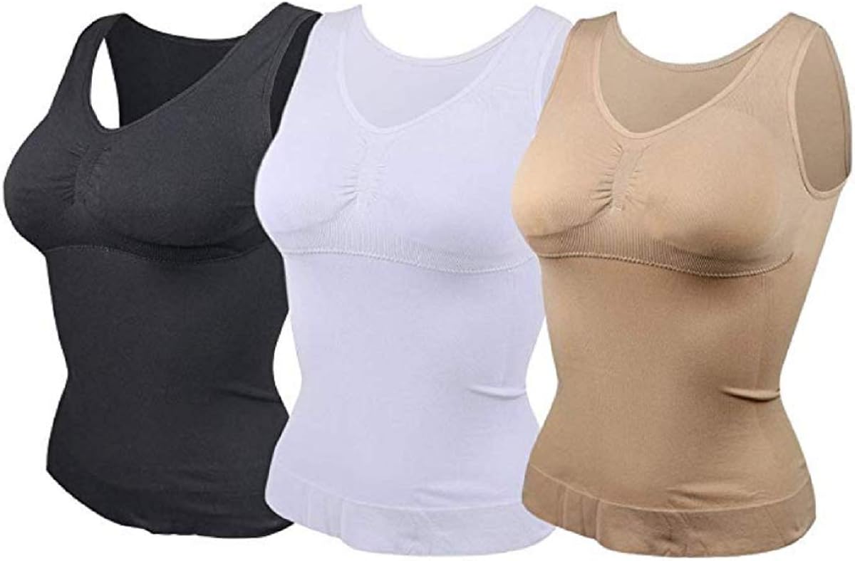 MAXMALLS Upgrade Women's Shapewear Tank Top Tummy Control Shaper Slimming Tanks with