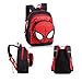 SUNBABY Boys' Backpack Spiderman Fans Gift Waterproof Comic School Bag with Lunch Kit (Spiderman-Black, One_Size)