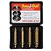 Damaged Screw Extractor Set of 4 | Screw Remover and Extractor Set | Includes a Free Plastic Organizer and Instructional Video