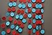 Circus garland - Aqua red garland - Party decorations - Paper garland - Birthday decorations - Nursery - Circles garland