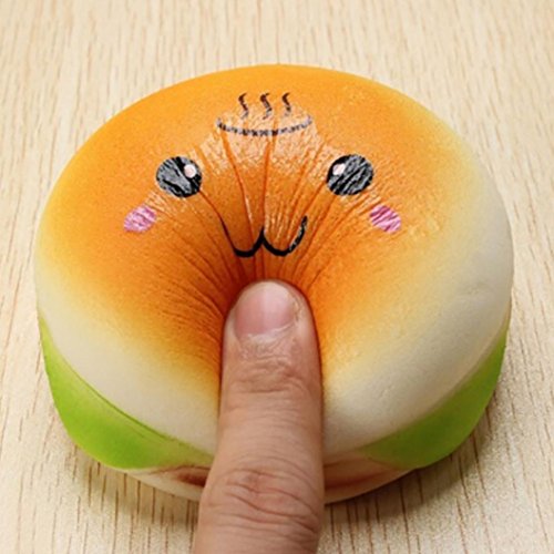 image for Squishy Slow Rebound Toys, Balakie 10cm Squishy Hamburger Lovely Bread