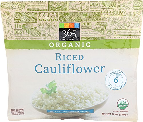 365 Everyday Value, Organic Riced Cauliflower, 12 oz, (Frozen)