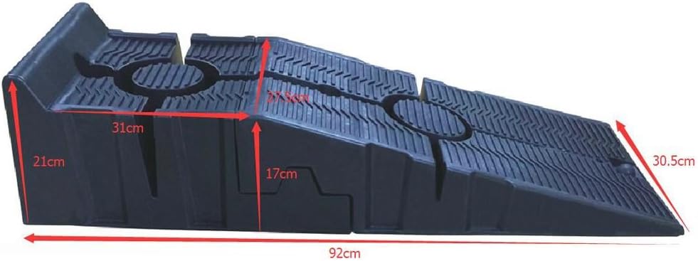 KATSU Tools Plastic Car Ramp, 5 Ton Capacity, Light Weight, Detachable, Anti-skid Surface, 91.5 cm x 31.0 cm x 21.5 cm - Image 4