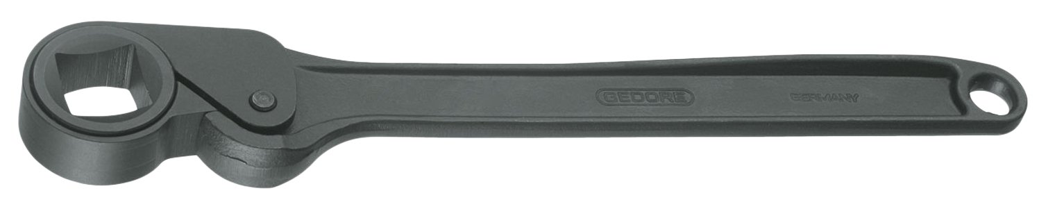 GEDORE Freewheel Ratchet 10 Inch with Square Ring 19 mm, 1 Piece, 31 KVR 10-19