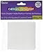 Darice 10-Piece Square Plastic Canvas Shape, 3 by 3-Inch, Clear