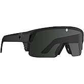 SPY Optic Monolith 5050, Cylindrical Shield Semi-rimless Sunglasses, Color and Contrast Enhancing Lenses