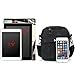 Zicac Men's Small Vintage Multipurpose Canvas Shoulder Bag Messenger Bag Purse Crossbody Shoulder Bag Crossbody Bags(Black)