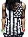 TESOON Men's American Flag Slim Muscle Beach Tank Top Patriots Vest