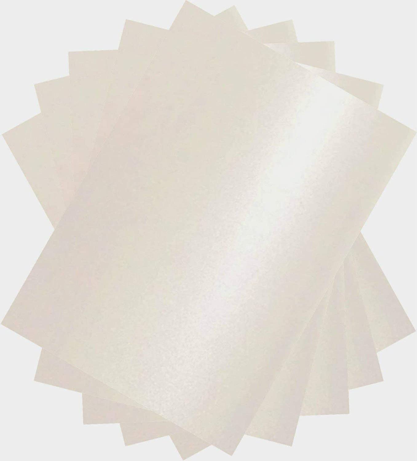 Pearl White Postcard 5x7 Card Stock x50 Sheets, 250gsm, Double Sided - Stella Crafts