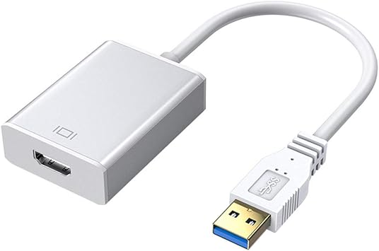 Amazon Usb Hdmi 変換 アダプタ Usb Hdmi ケーブル Usb Hdmi 変換コネクタ 1080p対応 高画質 音声出力 Usb3 0 Hdmi 変換 アダプタ 安定出力 コンパクト Silver Usbアダプタ 通販