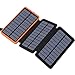Portable Charger 24000mAh Solar Power Bank, Hiluckey Solar Charger External Battery Pack with Dual USB for Smartphones, Tablets and More