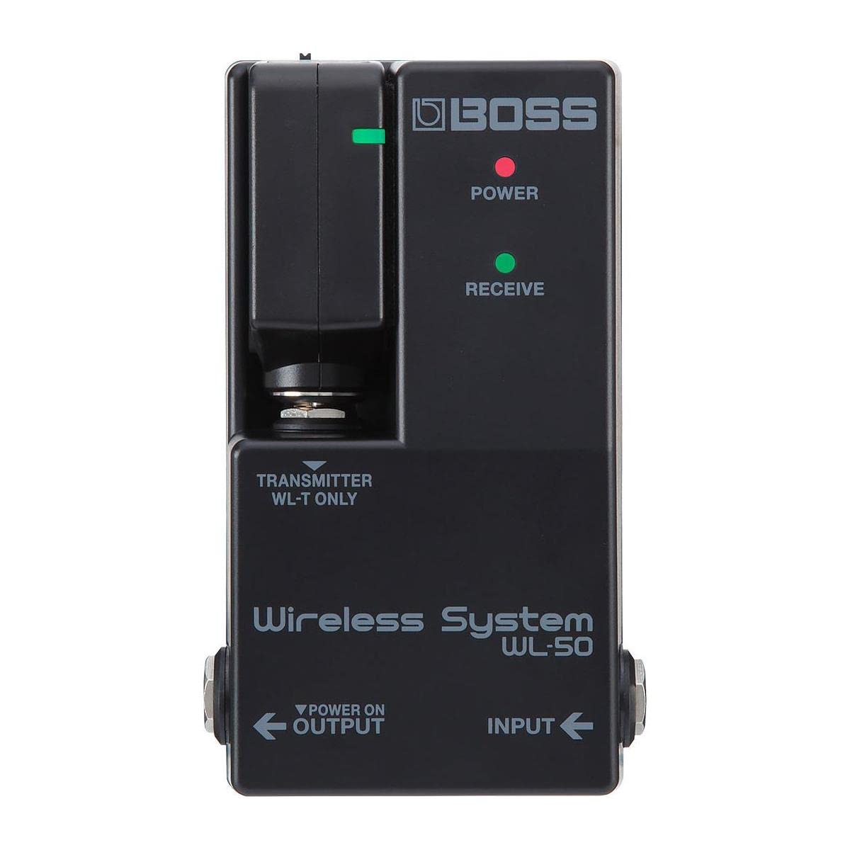 BOSS WL-50 Guitar Wireless Virtual Cable for Pedalboards | Plug-And-Play Wireless System in a Pedal-Size format | For Guitar, Bass and Other Electronic Instruments | Built-In Cable Tone Simulation