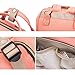 Yokstore Diaper Bag Backpack, Waterproof Nappy Bag for Mom and Dad, Maternity Diaper Bag Multipurpose Travel Backpack with Stroller Straps, Large Capacity, Pink Medium