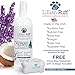 Lillian Ruff Waterless Dog Shampoo - No Rinse Quick Dry Shampoo for Dogs Spray - Tear Free Lavender Coconut Scent to Deodorize Pet Odor and Freshen Coat - Made in USA (16oz)