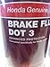 Genuine Honda And Acura Brake Fluid Dot 3 (Pack Of 2)