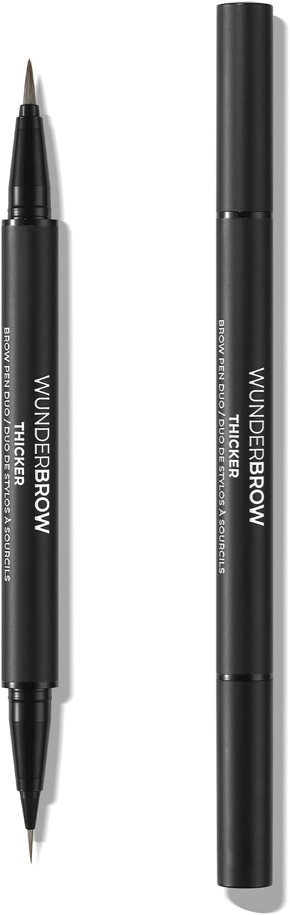 Thicker Brow Pen Duo Dual Ended Micro Tip Classic Tip Black Brown
