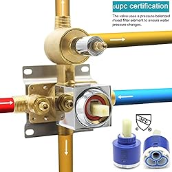 Drettyer Solid Brass Shower Valve Pressure