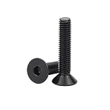 1/100ps Black 304 Stainless Steel Hexagon Hex Socket Flat Countersunk Allen Head Screw Bolt(2pcs M8x60mm)