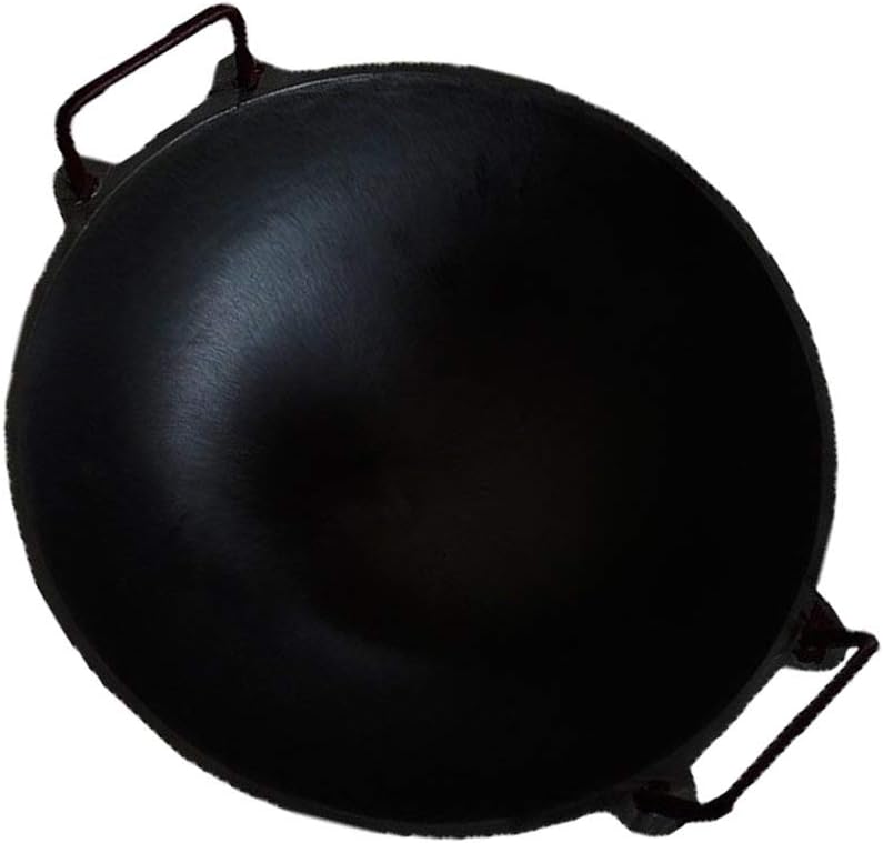 Kadahi-NatureLoC.com Cast Iron Kadai 6 in Seasoned Small Size Black Smooth
