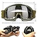 GLX DOT Youth Kids Motocross Dirt Bike Helmet BMX ATV Off-Road Motorcycle Helmet+Gloves+Goggles (Large, Camouflage Green)