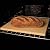 Old Stone Oven Rectangular Pizza Stone WITH Aluminum Pizza Peel