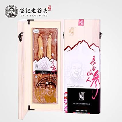 Amazon Com Panax 人参白参礼盒长白山集安边条白参边条白参足龄双只装66g Grocery Gourmet Food