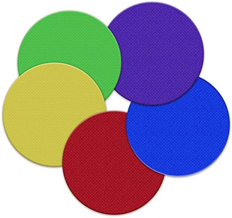 30 Fun & Bright Classroom Spot Markers -Fantastic Classroom Supplies for Kindergarten, First Grade & More - Vibrant Mark-it Circles -Must-Have Teacher supplies & Classroom Decorations - Floor Markers