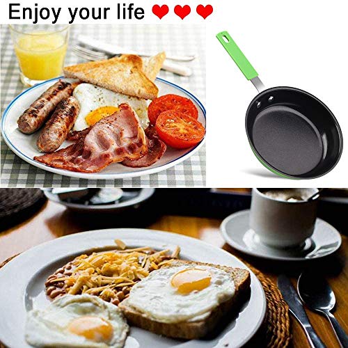 Nonstick Small Egg Frying Pan 6.5 Inches Chef Pan Mini Size Dishwasher-Safe and PFOA-Free