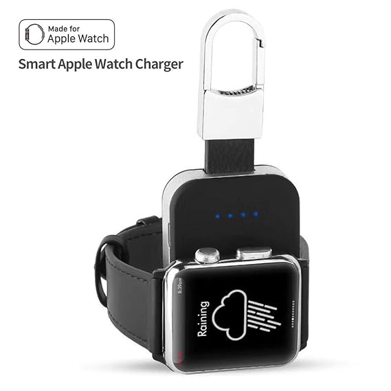 Mandarooker Compatible Wireless Portable Smart Watch Magnetic Charger, Wireless Charger Pocket-Sized Wireless Portable Battery Replacement for Apple ...