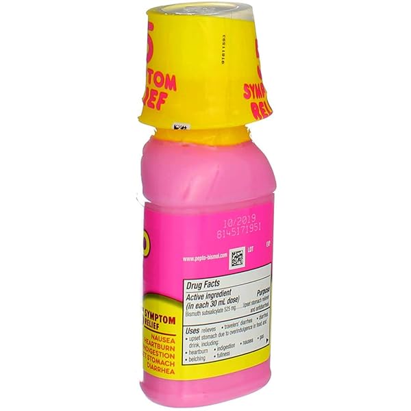 PEPTO-BISMOL LIQUID ORIGINAL – 4 OZ, PACK OF 5