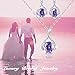 Incaton Valentines Gift, Amethyst Jewelry Sets Purple Pendant Necklace Jewelry Set for Women