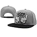 Ceelcy Dope Shit Snapback Grey And White Hat Adjustable Baseball Cap Hip-hop Caps