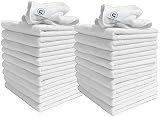 Discounted Cleaning Supplies Microfibre Cloth 40x40cm Pack of 20 White