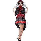Karnival Costumes Red Day Of The Dead Senorita Women's Costume