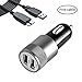 Samsung Galaxy S5/note3 Car Charger, JOMOQ Ultra Fast Dual-Port Charger Adapter for Galaxy S5 Note 3,and usb charger for more