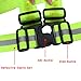 MORLIGHT LED Reflective Vest Adjustable Rechargeable High Visibility Safety Vest Gear for Night Running, Dog Walking, Jogging, Cycling, Motorcycling - Green