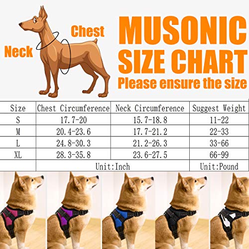No Pull Dog Harness, Breathable Adjustable Comfort, Free Leash Included