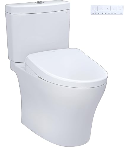 TOTO® WASHLET®+ Aquia IV® Cube Two-Piece Elongated Dual Flush 1.28