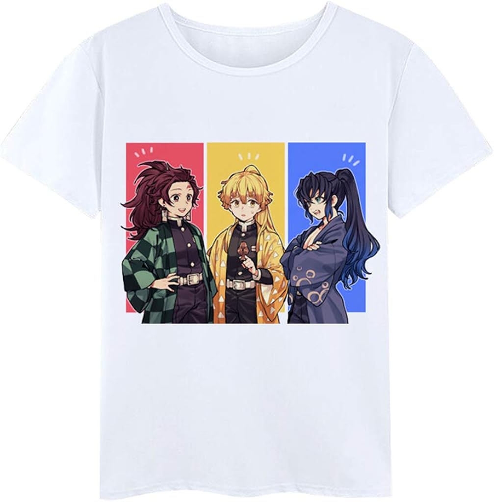 Amazon Co Jp Demon Blade T Shirt Men S Women S Short Sleeves Summer Clothes Boys Girls Kids Cute Anime Print Soft Costume Event Birthday Gift Unisex Simple Clothing Demon Blade Goods Clothing Accessories