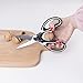 Heavy Duty Kitchen Shears - KFull Multifunction Kitchen Scissors Knife Tools -Purpose Utility Scissors for Chicken Poultry Fish Meat Vegetables Herbs BBQ - Multipurpose Black White Knife Shears